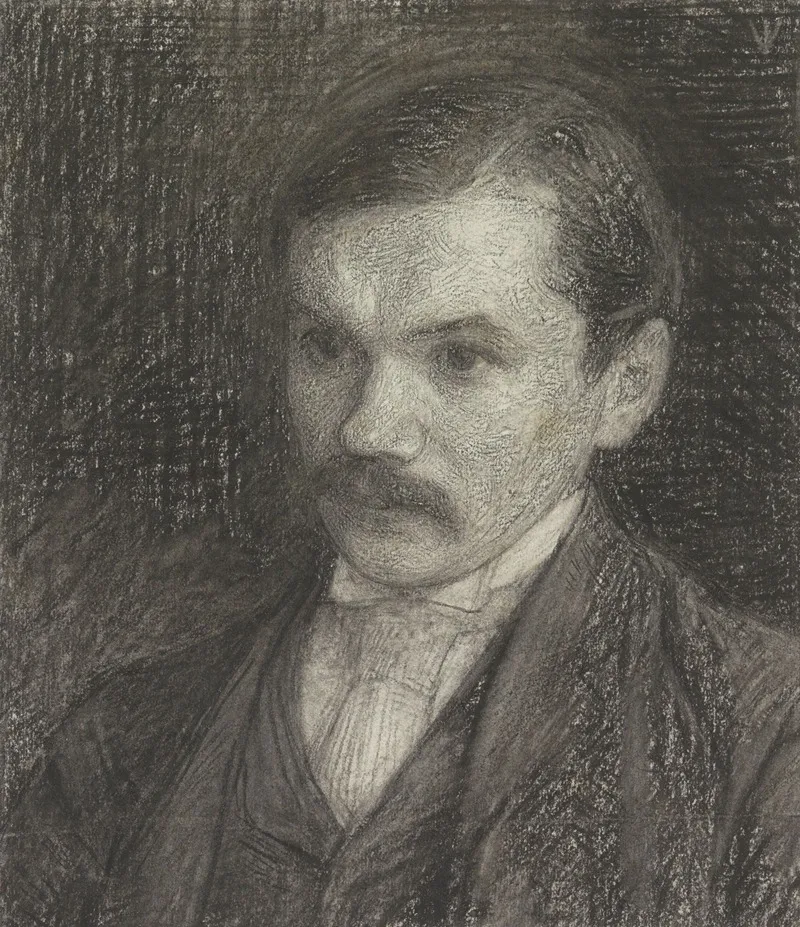 Portret Van De Schrijver Frederik Willem Van Eeden