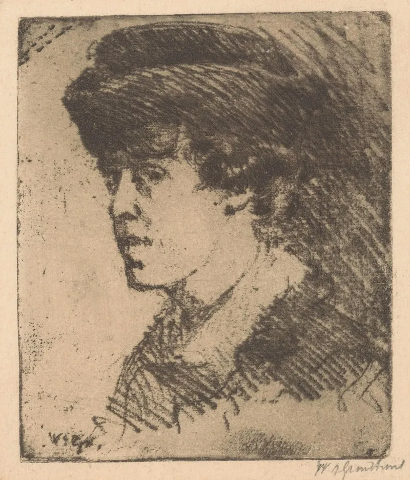 Portret Van Een Onbekende Vrouw 12