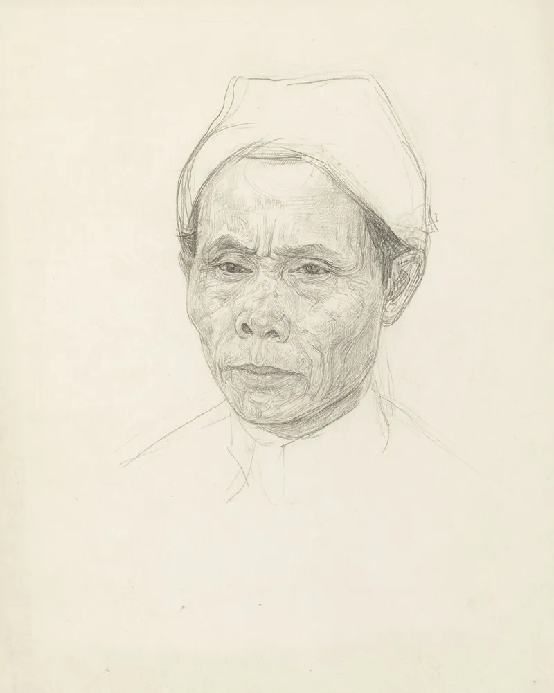 Portret Van Een Oudere Javaan