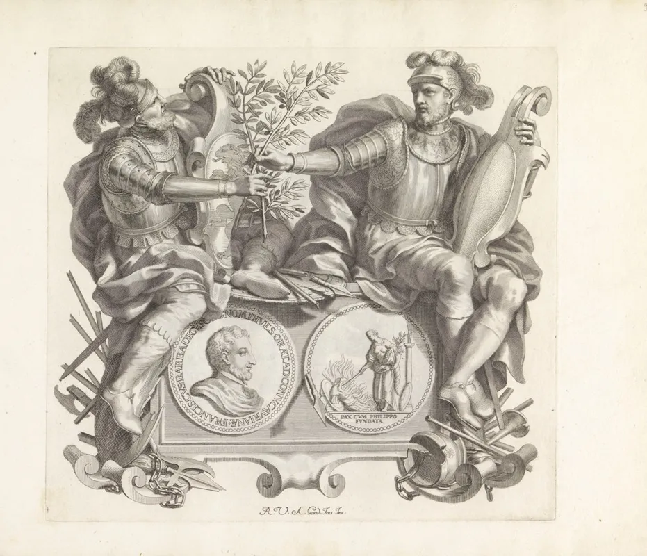 Portret Van Francesco Barbarigo En De Personificaties Van Brescia En Bergamo