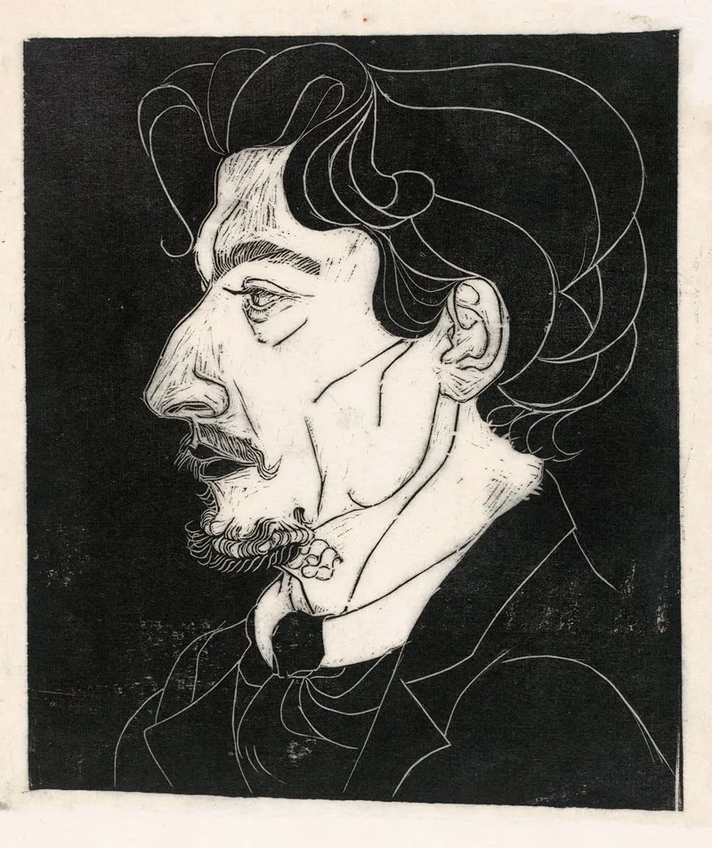 Portret Van Johan Briede by Reijer Stolk - Canvas Print