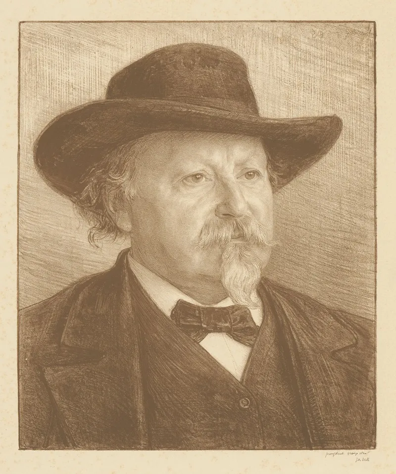 Portret Van Johan Philip Van Der Kellen