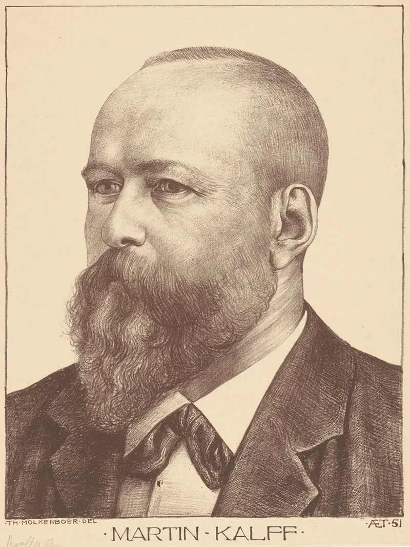 Portret Van Martin Kalff