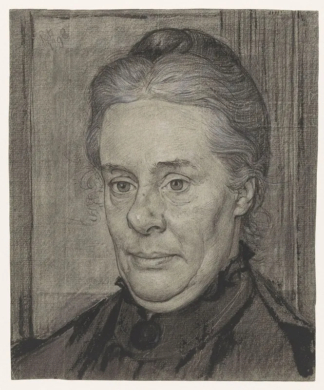 Portret Van Mevrouw Anna Ida Van Der Schalk Van Der Hoeven