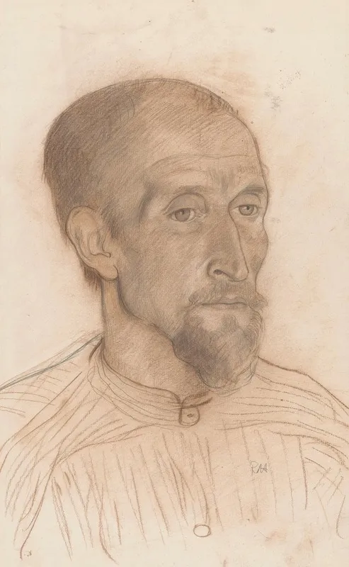 Portret Van Petrus Koninks Naar Rechts
