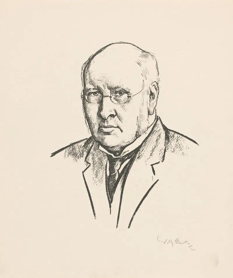 Portret Van Rudolph Hendrik Saltet