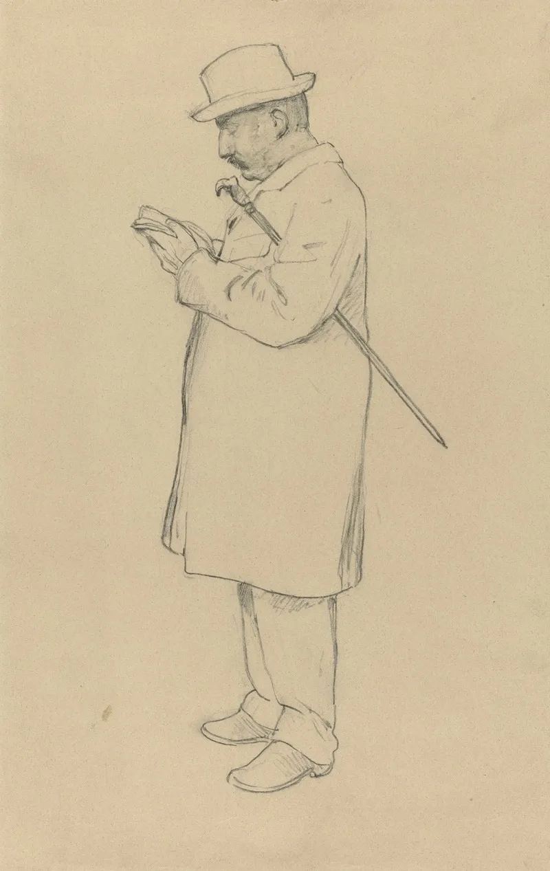 Portret Van Theo Van Hoytema by Jan Veth - Canvas Print