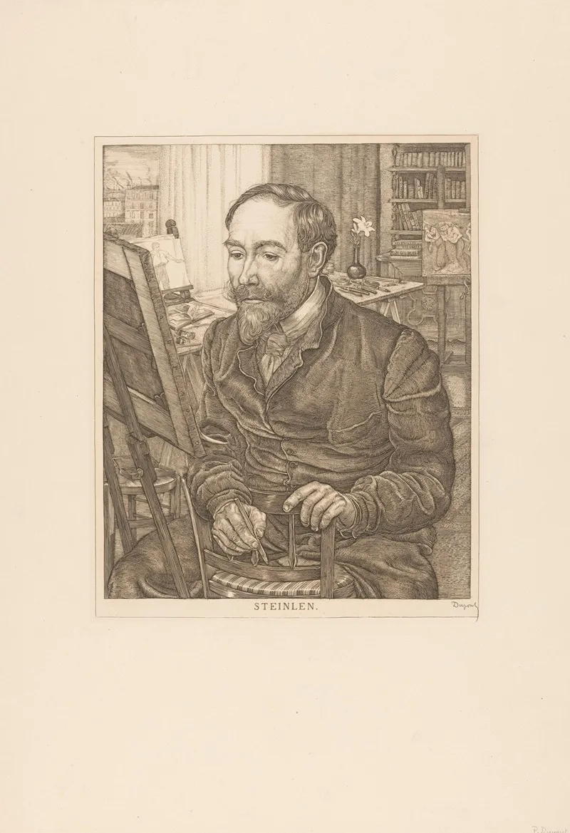 Portret Van Theophile Alexandre Steinlen