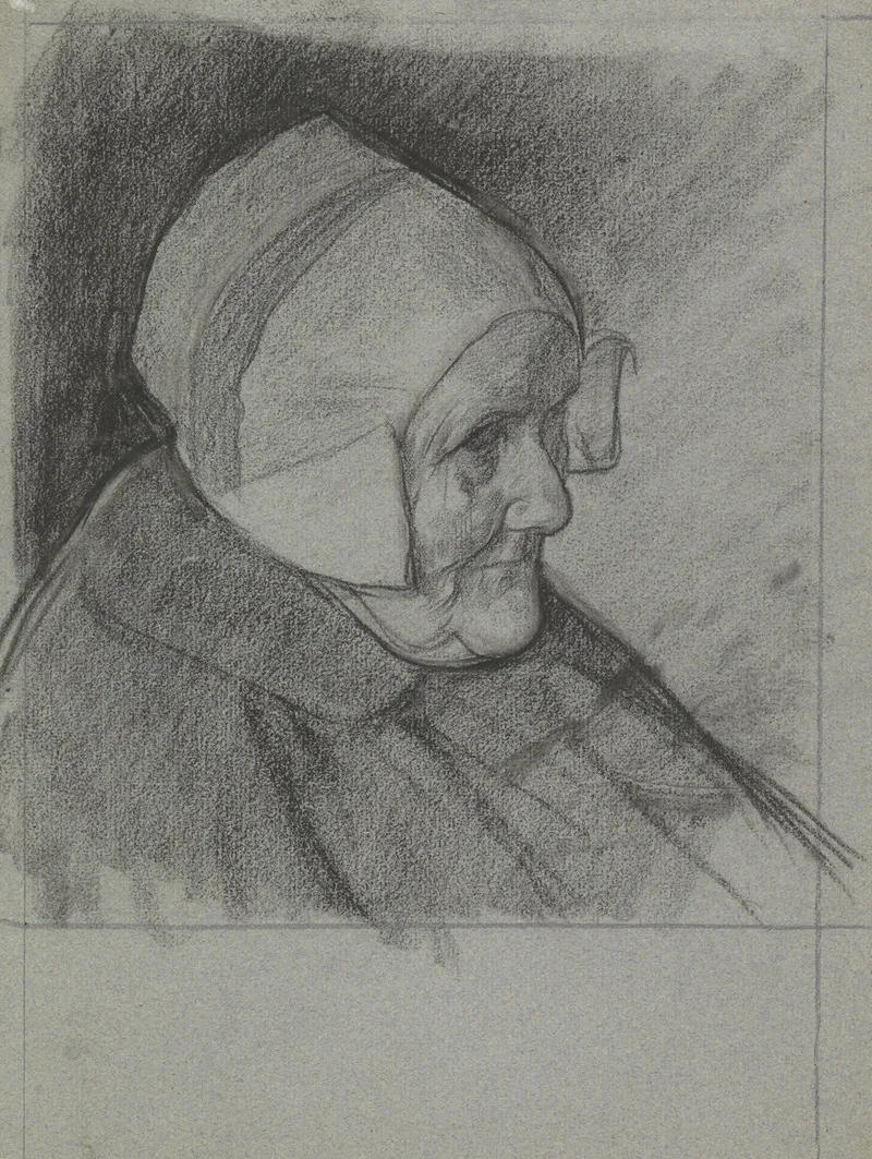 Portret Van Vrouw Van Den Brink