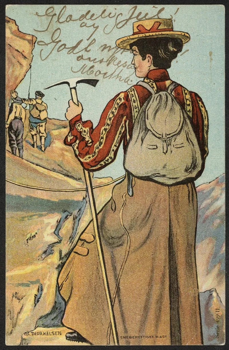 Postcard 3 by Ole Christoffer Thorkelsen - Canvas Print