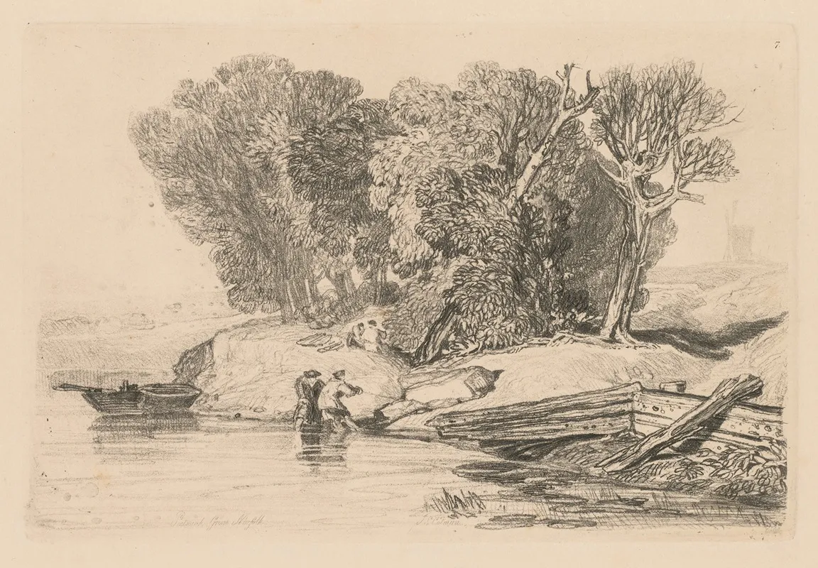 Postwick Grove Norfolk by John Sell Cotman - Canvas Print