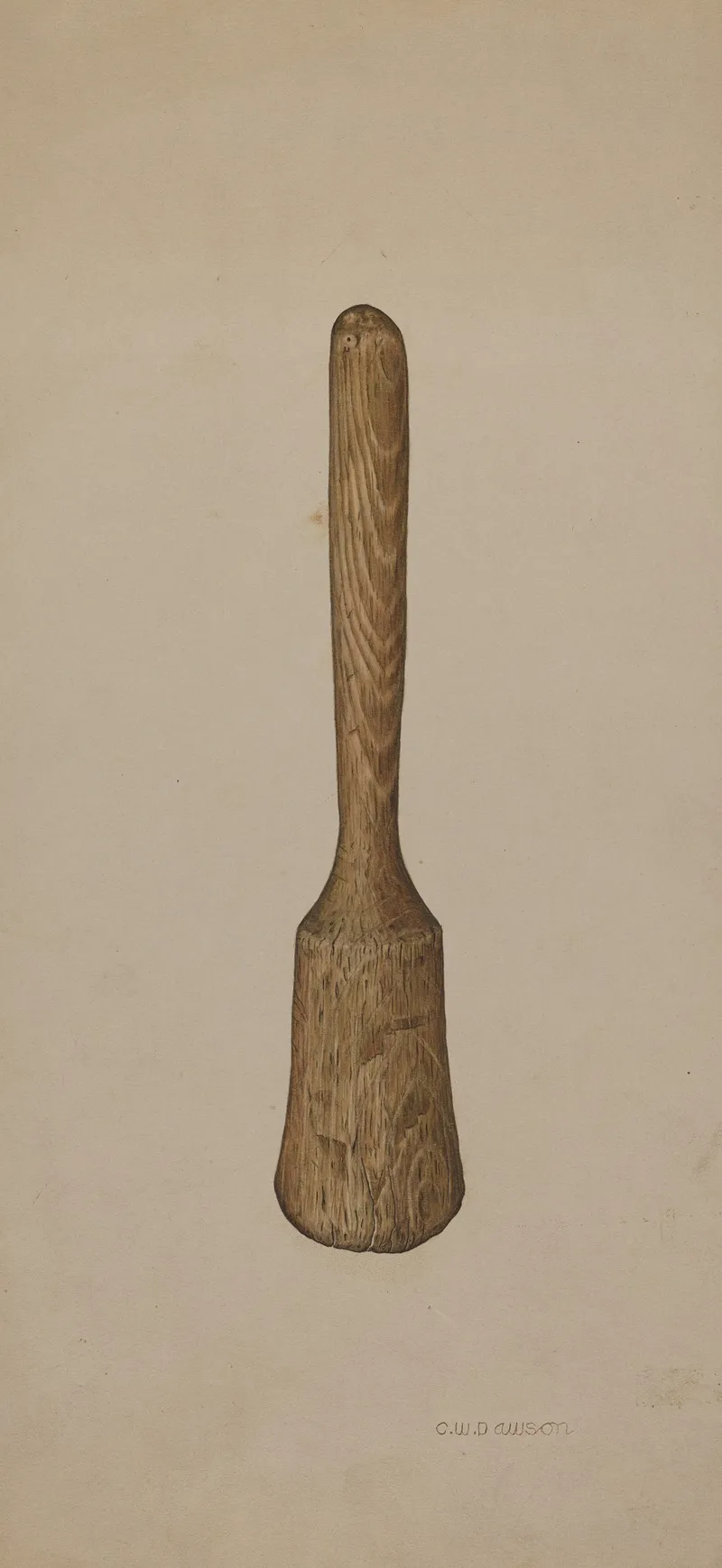 Potato Masher by Clarence W. Dawson - Canvas Print