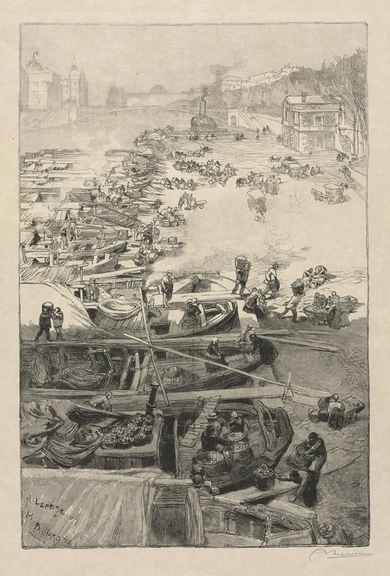 Potatoes Arriving At The Hotel De Ville