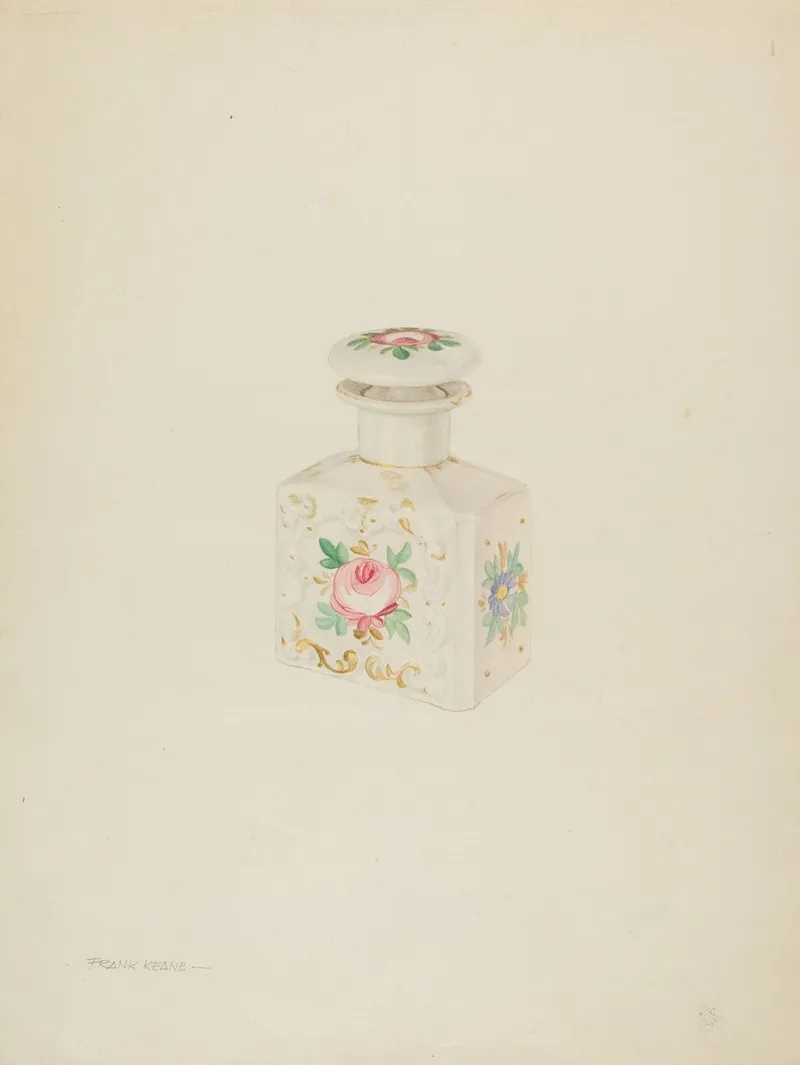 Potpourri Jar by Frank M. Keane - Canvas Print