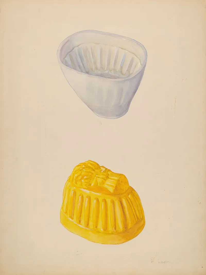 Pottery Molds by Joseph Shapiro - Canvas Print