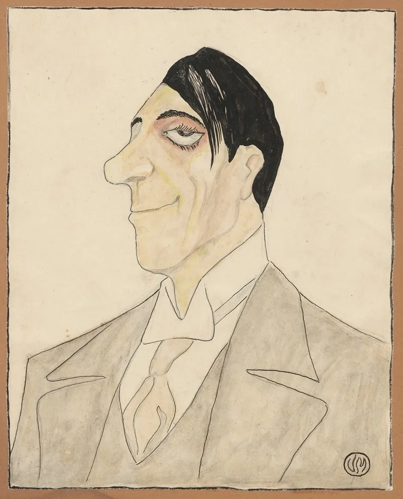 Poul Reumert by Valdemar Møller - Canvas Print