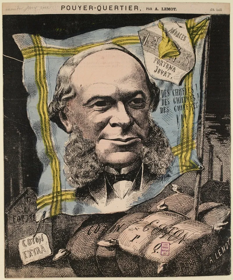Pouyer Quertier by Valentin Achille Lemot - Canvas Print