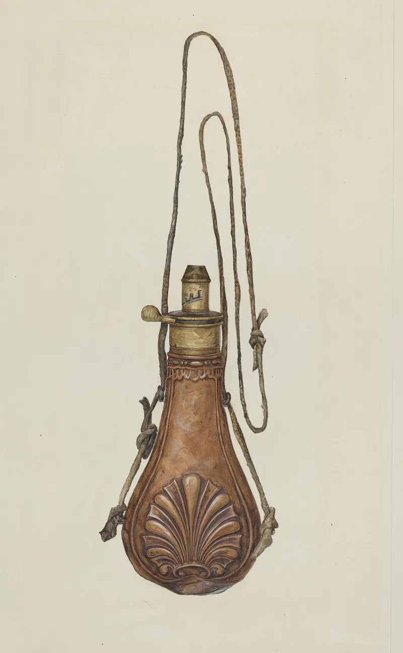 Powder Pouch by Howell Rosenbaum - Canvas Print