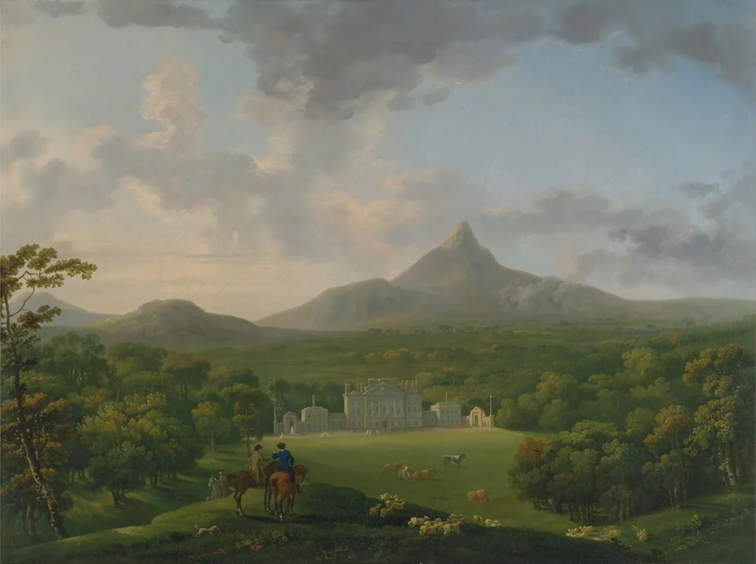 Powerscourt County Wicklow Ireland by George Barret - Canvas Print
