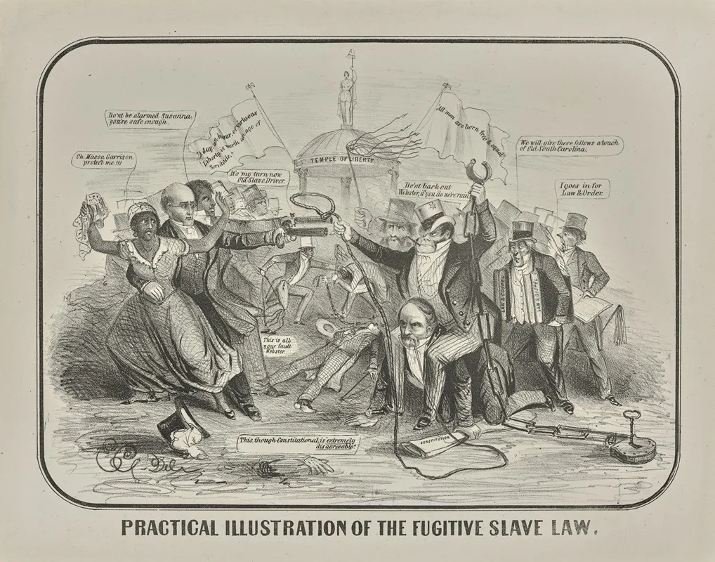 Practical Illustration Of The Fugitive Slave Law