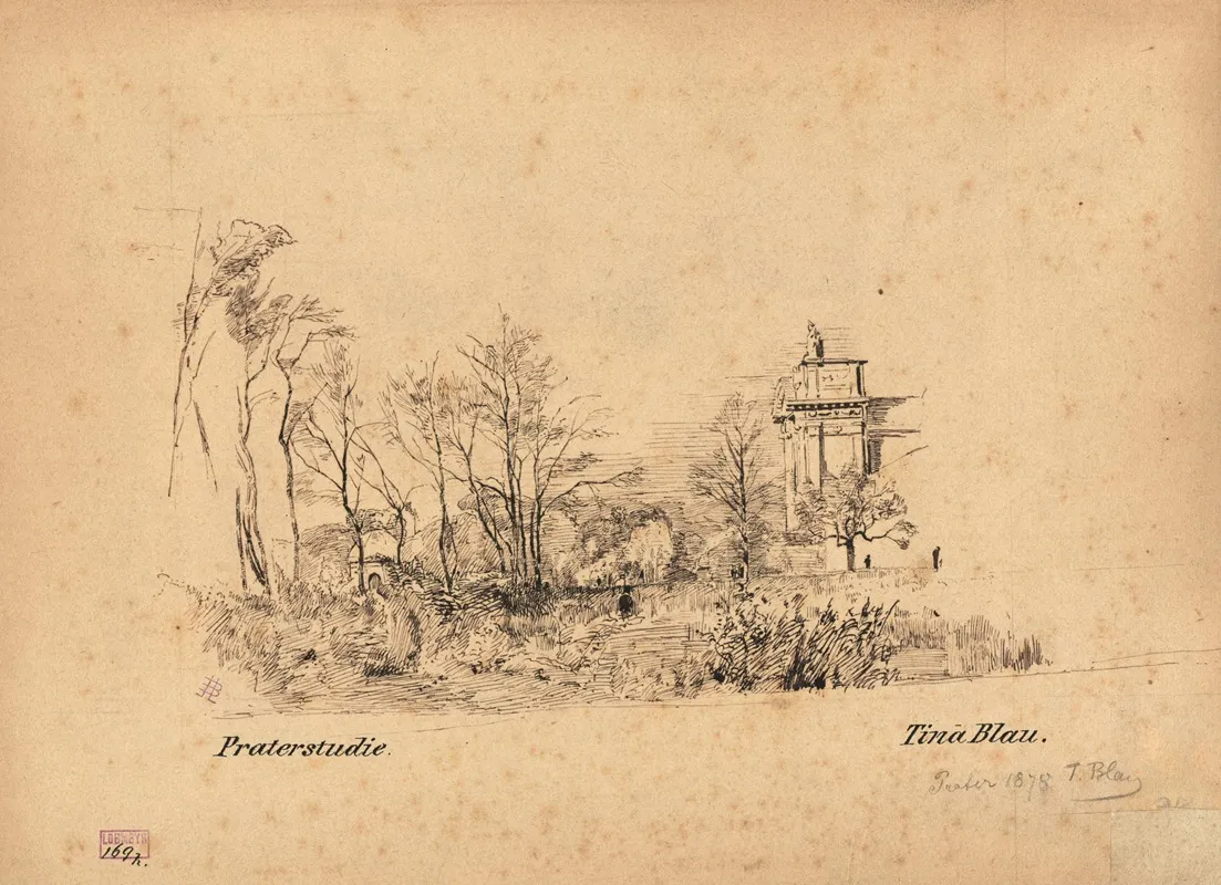 Prater 3 by Tina Blau - Canvas Print