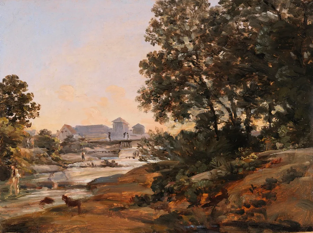 Praterinsel Mit Isarbett Munchen