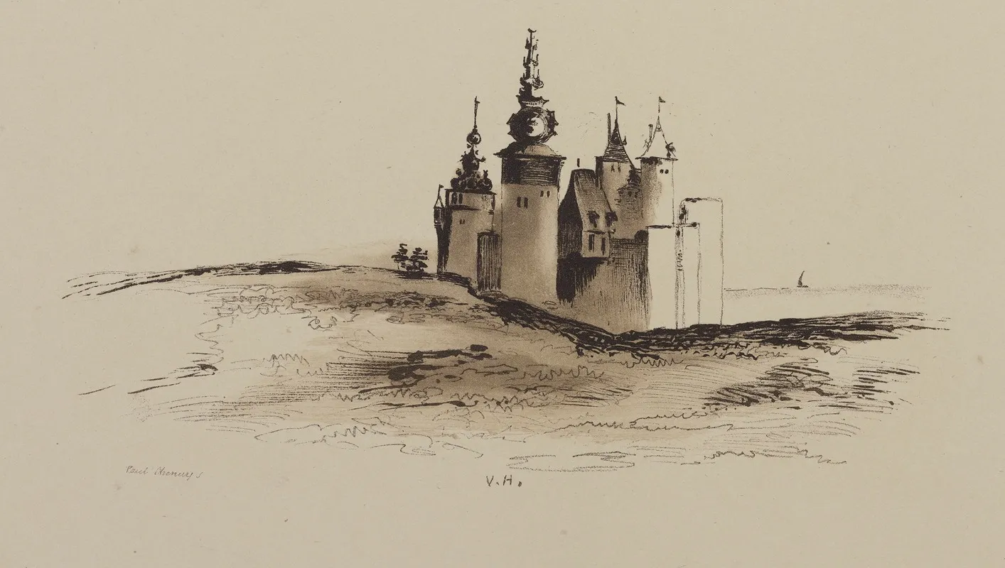 Pres Dunkerque by Victor Hugo - Canvas Print