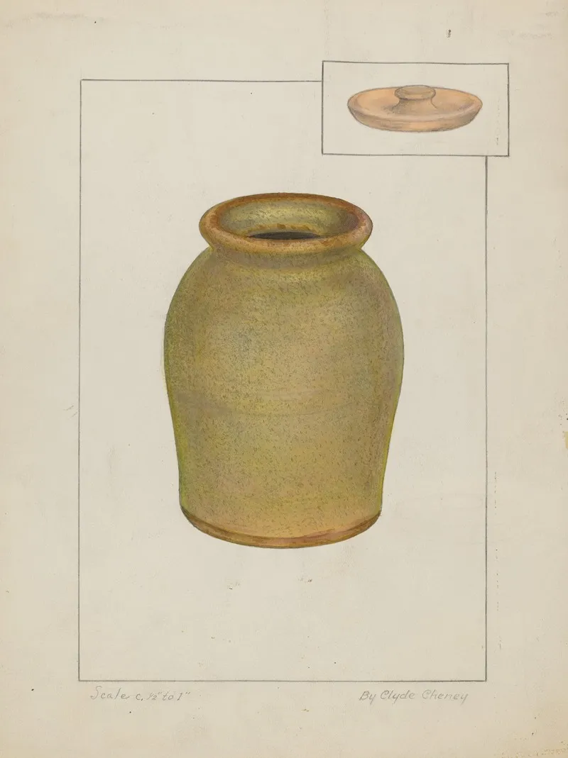 Preserve Jar 2 by Clyde L. Cheney - Canvas Print