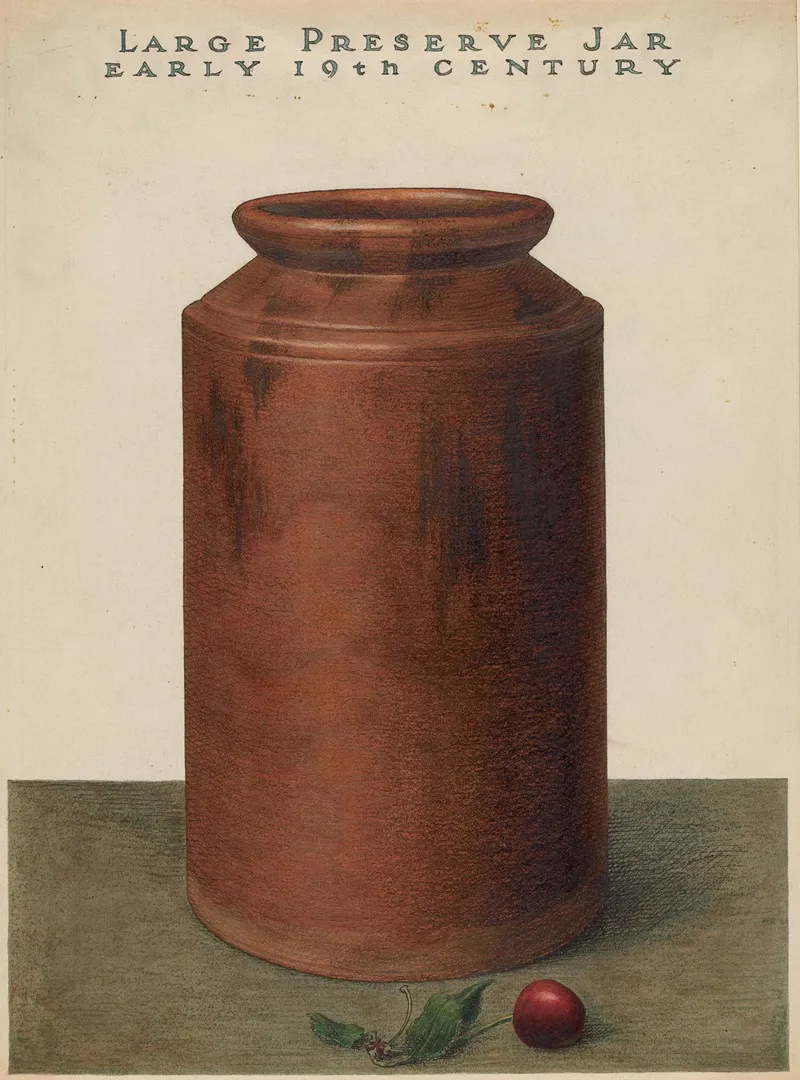 Preserve Jar 6 by John Matulis - Canvas Print
