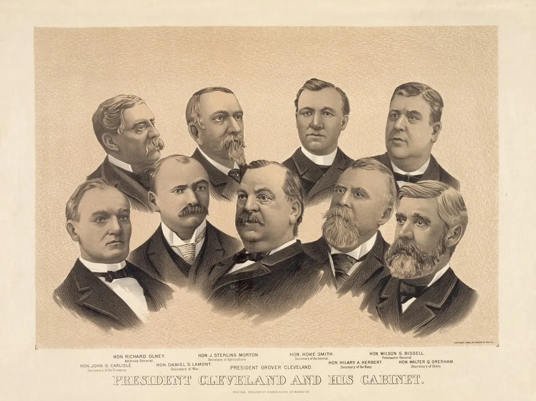 President Cleveland And His Cabinet 3