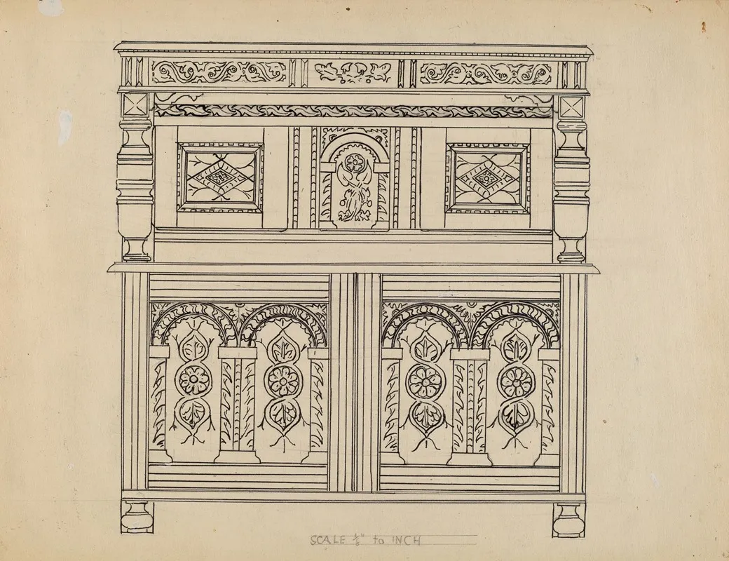 Press Cupboard 5 by Francis Borelli - Canvas Print