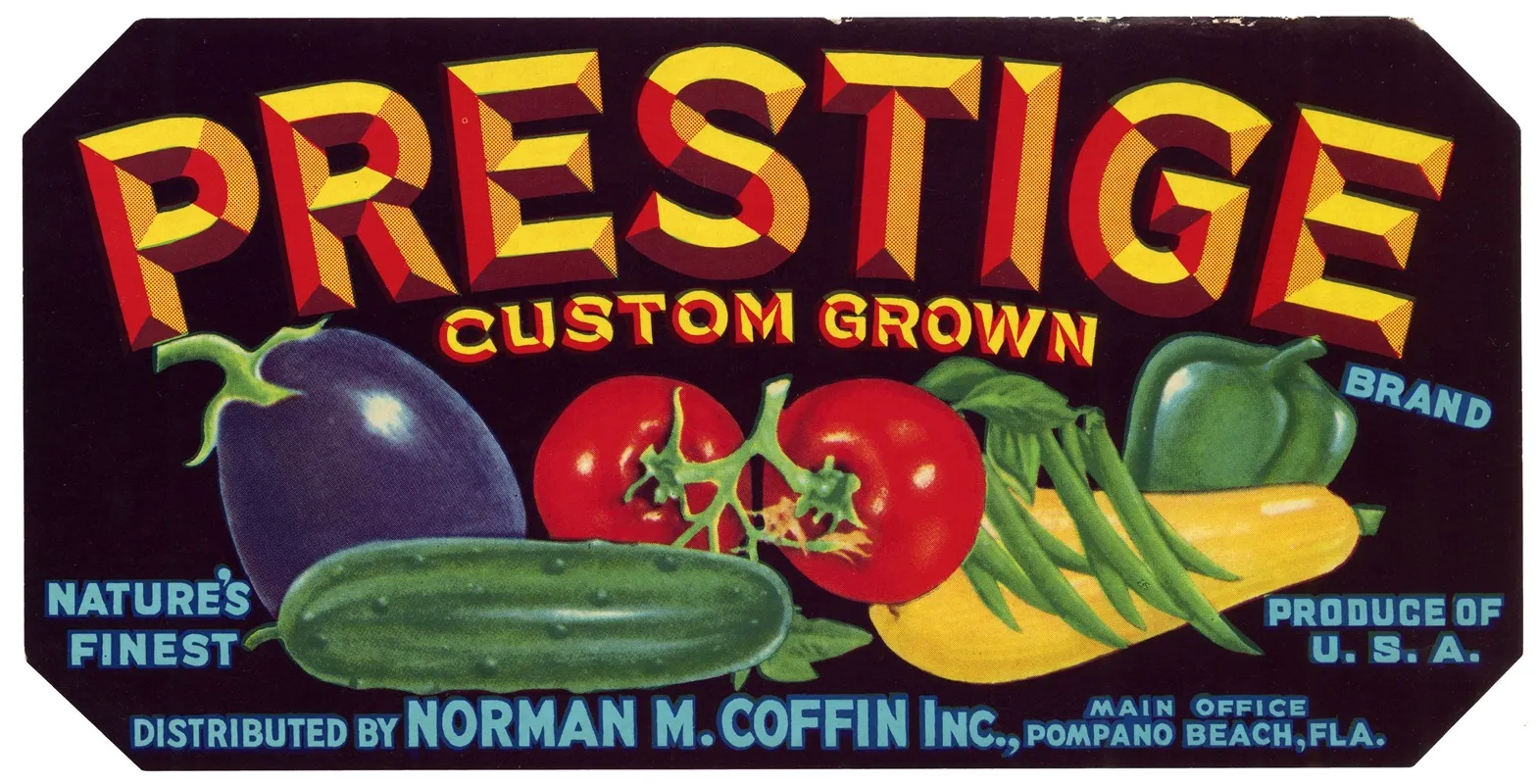 Prestige Brand Produce Label