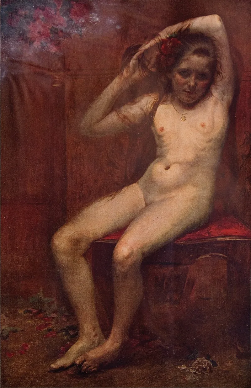 Primavera 9 by Eliseu Visconti - Canvas Print