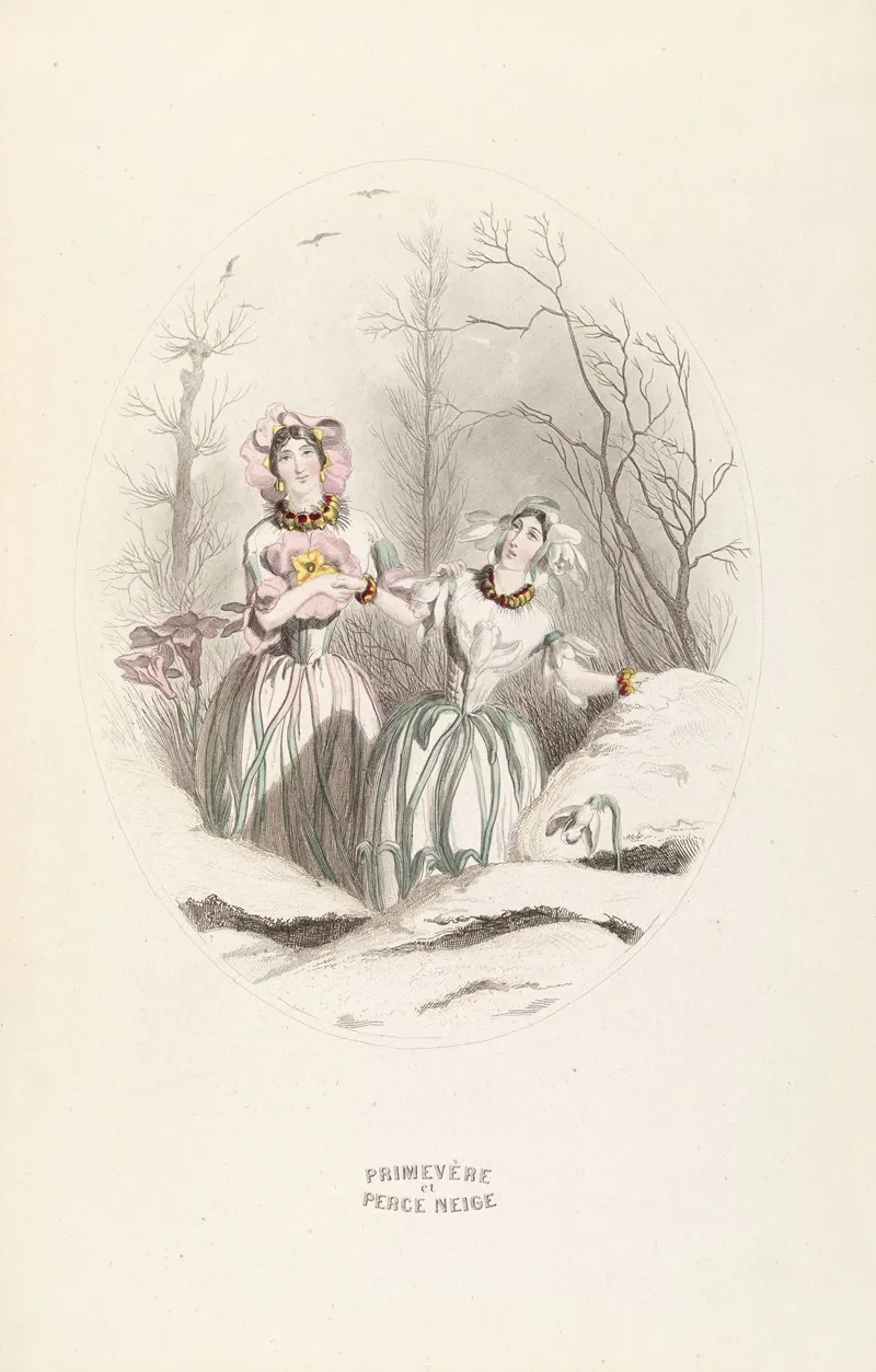 Primevere Et Perce Neige
