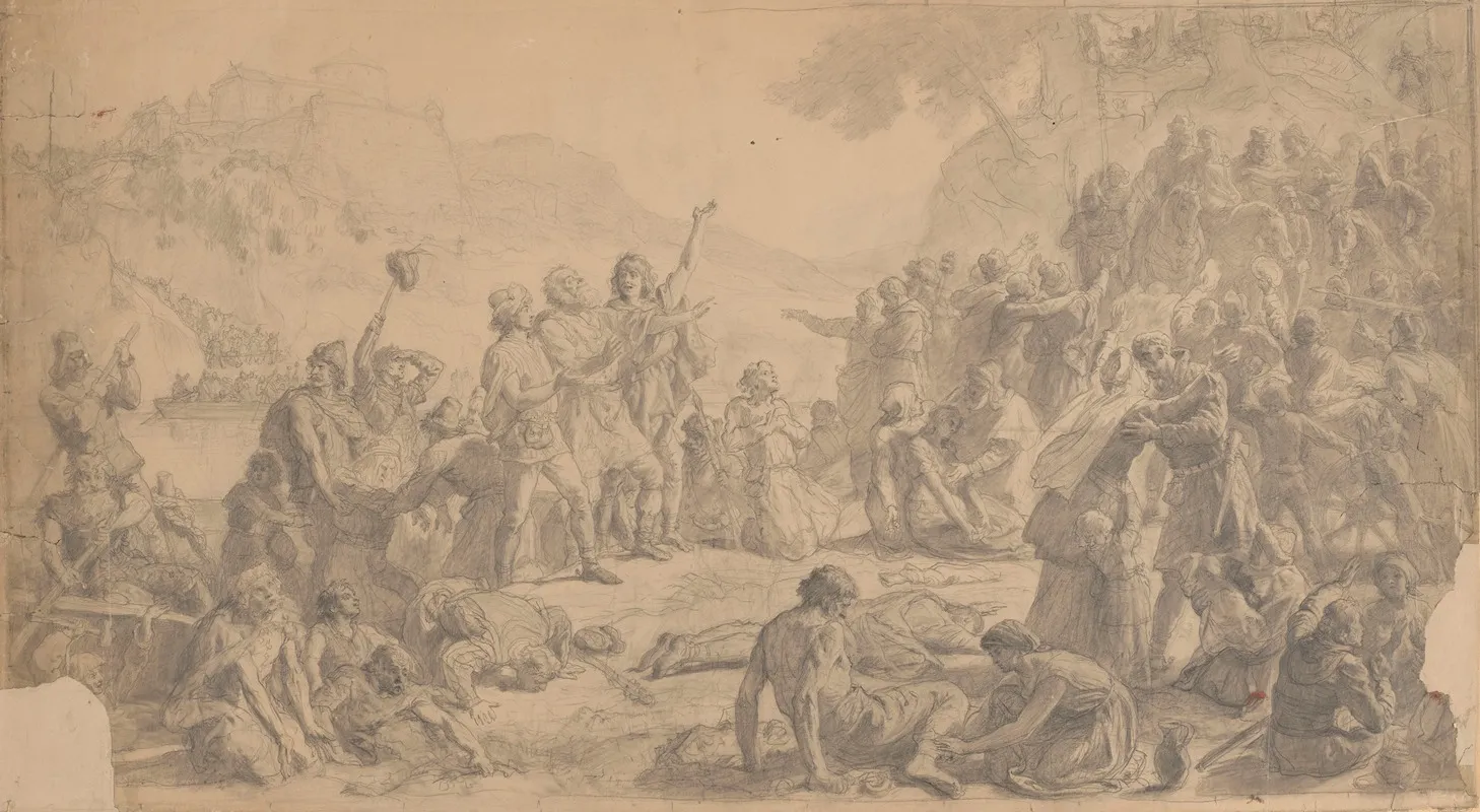Princess Dowry 1894 Sketch For A Painting