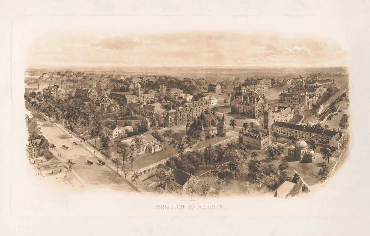 Princeton University 3 by Richard Rummell - Canvas Print