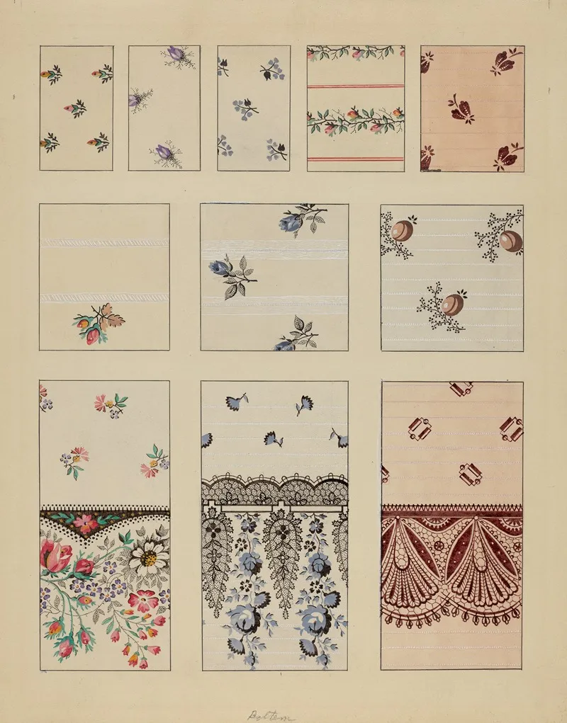 Printed Cotton 28 by Millia Davenport - Canvas Print