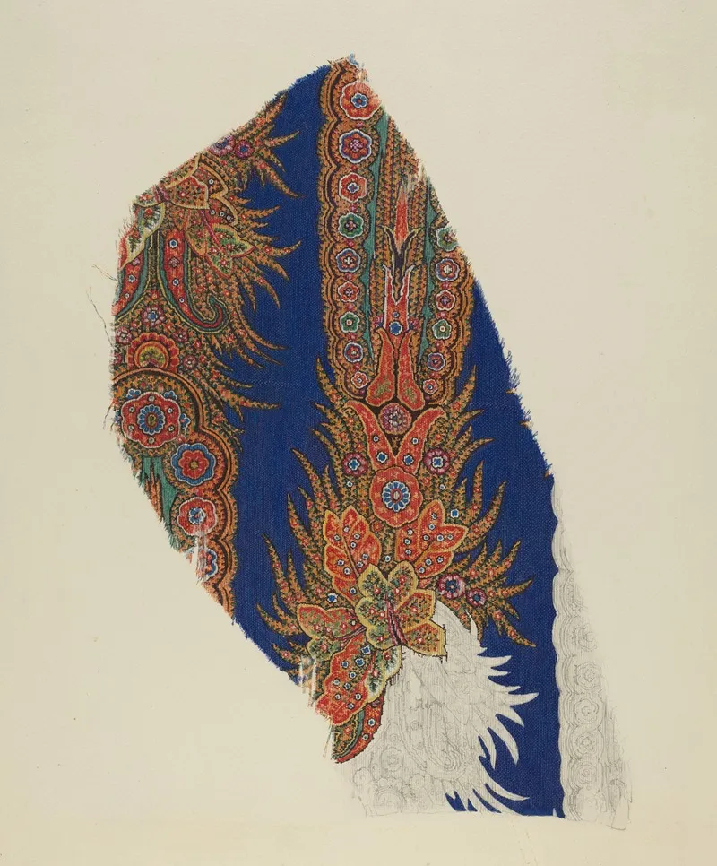 Printed Cotton 3 by Alice Cosgrove - Canvas Print