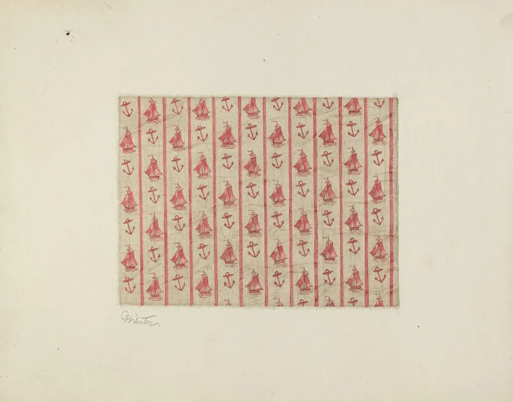 Printed Cotton 8 by Charlotte Winter - Canvas Print