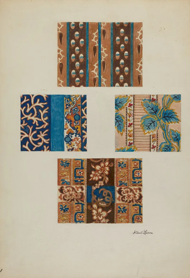 Printed Cotton by Albert Levone - Canvas Print