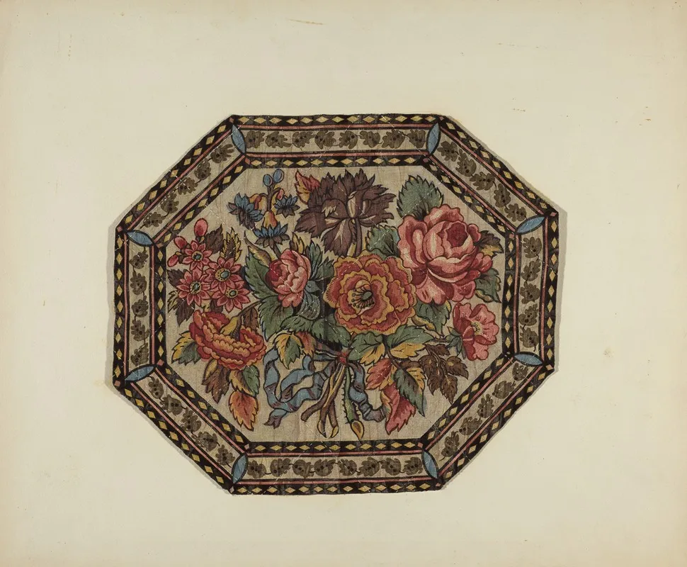 Printed Textile 2 by Bessie Forman - Canvas Print