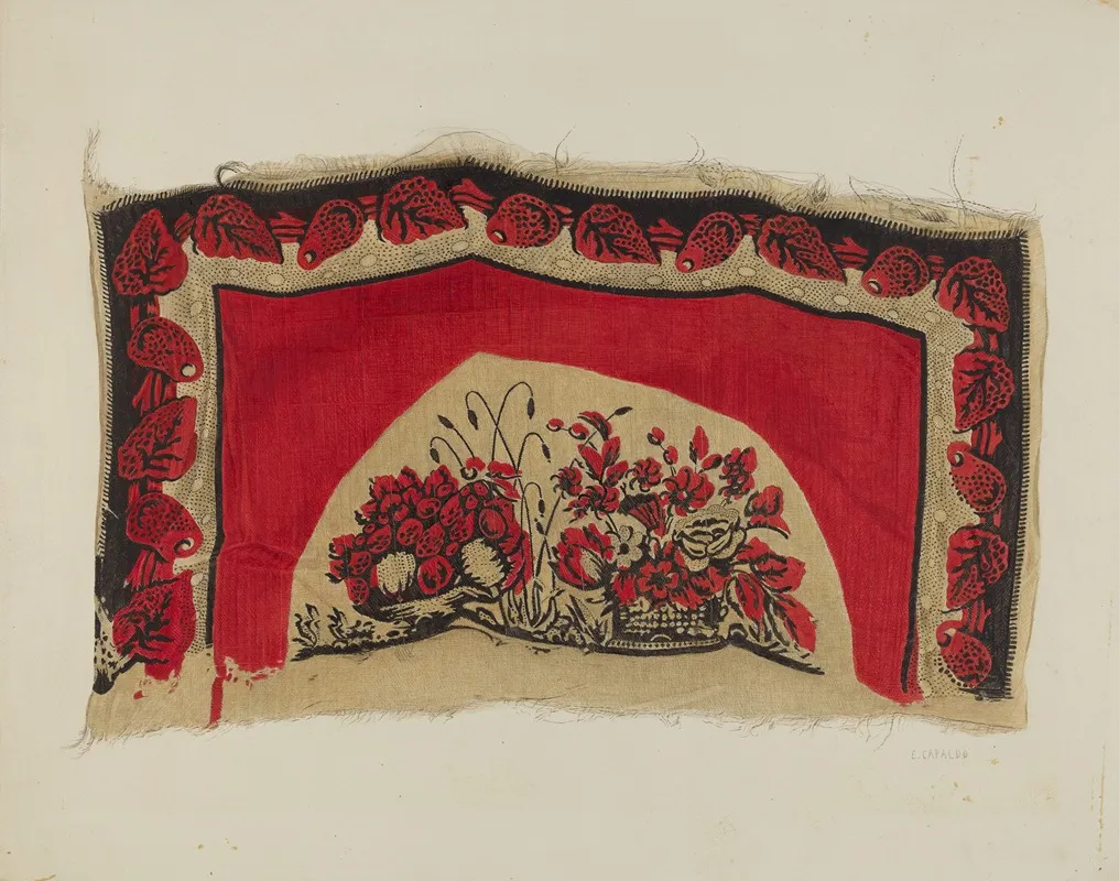 Printed Textiles by Ernest Capaldo - Canvas Print