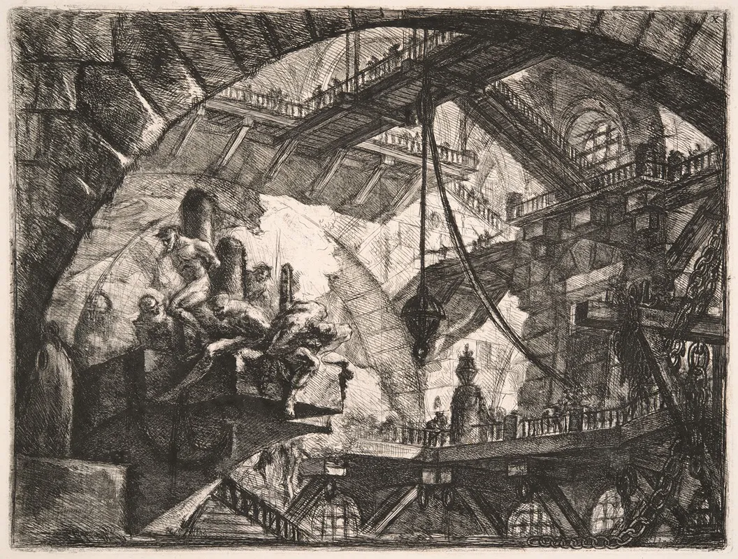 Prisoners On A Projecting Platform