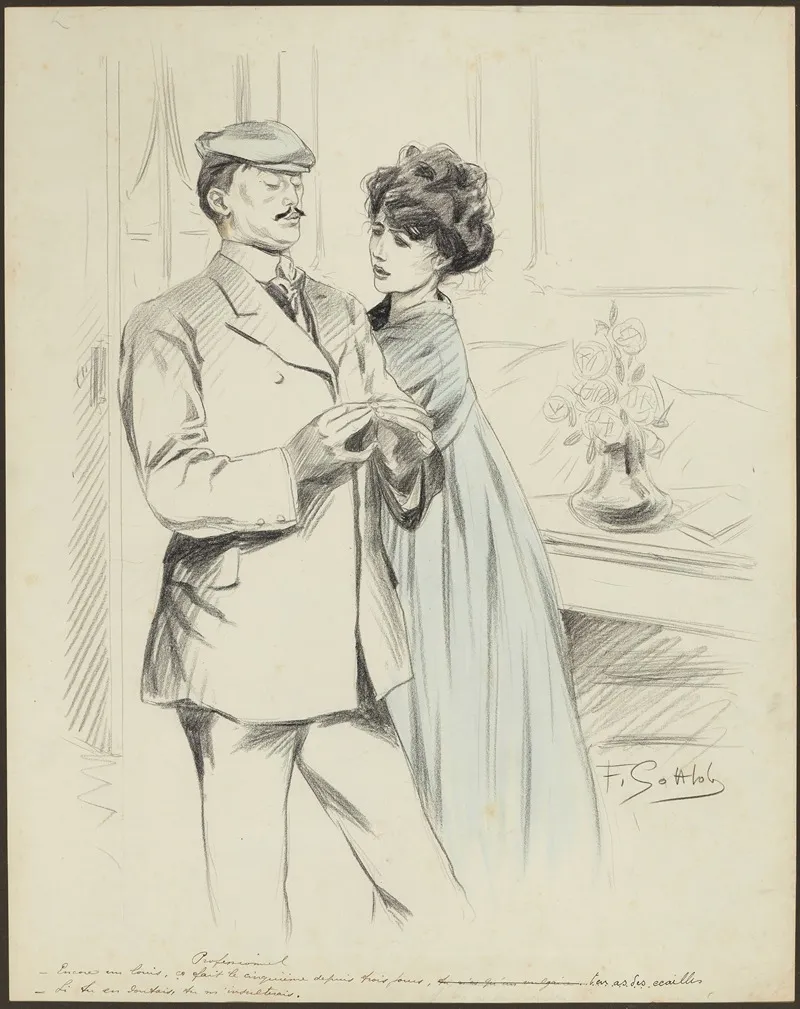 Professionnel by Fernand Louis Gottlob - Canvas Print