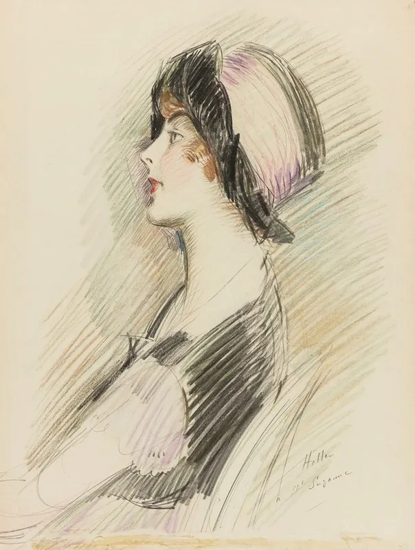 Profile Of A Young Lady
