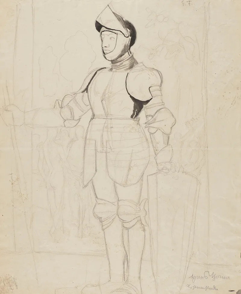 Project For A Composition Guardian In Front Of The Garden Of Love