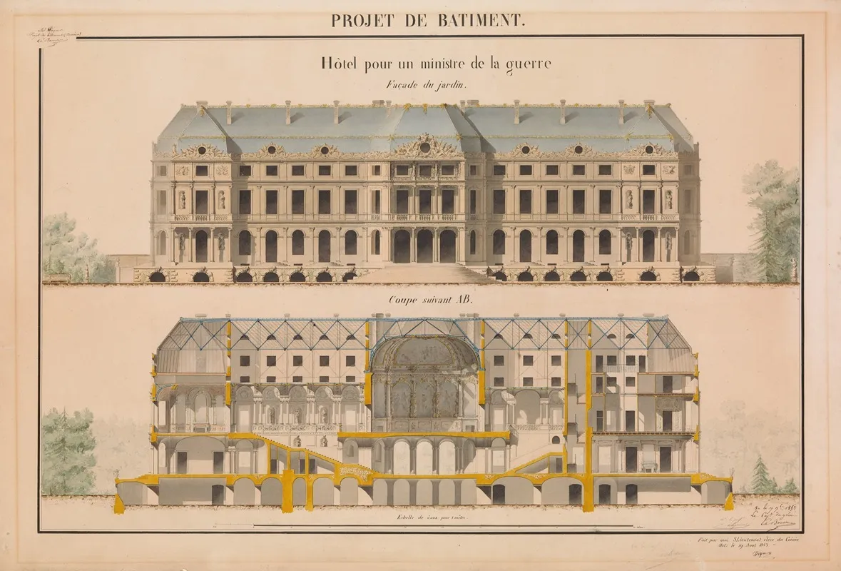 Project For A Headquarters Of A War Ministry