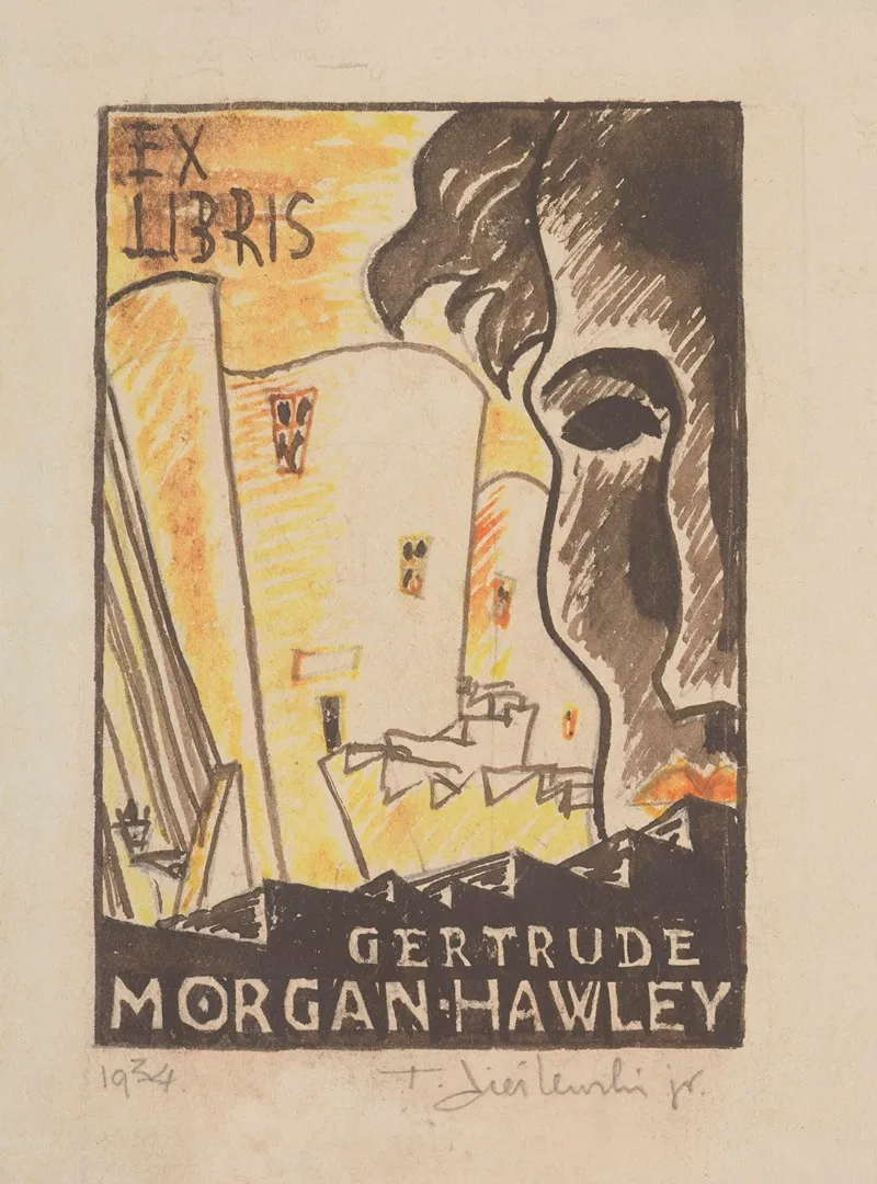 Projekt Ekslibrisu Gertrude Morgan Hawley