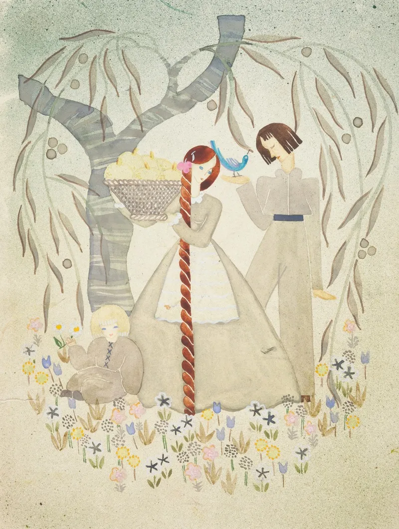 Projekt Scenograficzny Lub Ilustracja Do Basni
