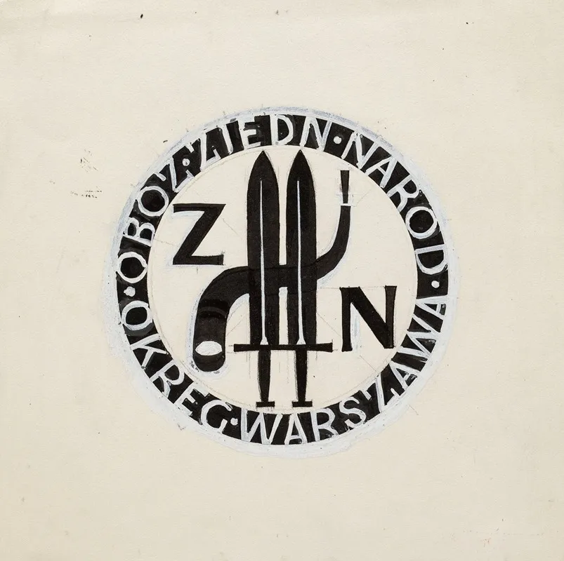 Projekt Znaku Obozu Zjednoczenia Narodowego